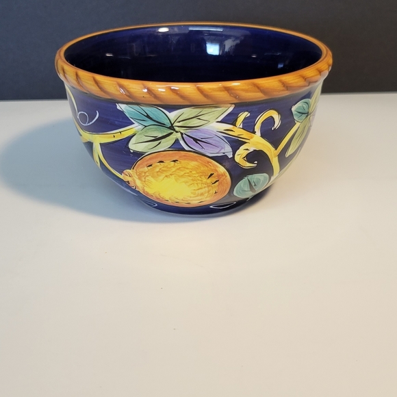 Tabletop Unlimited Villa Bellagio 4.5 inch Bowl  Hand Painted Decorative - Picture 4 of 9